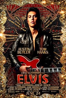 Glow On Screen Captions: Elvis  - FilmPosterGraphic