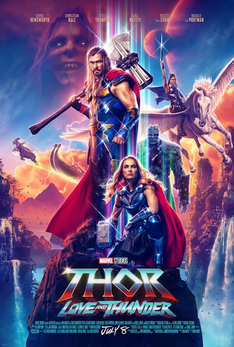 On-Screen Captions: Thor: Love and Thunder - FilmPosterGraphic