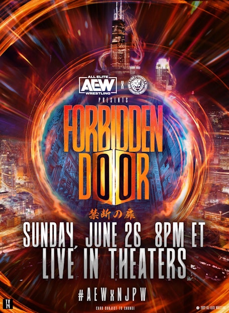 AEW x NJPW: Forbidden Door - FilmPosterGraphic