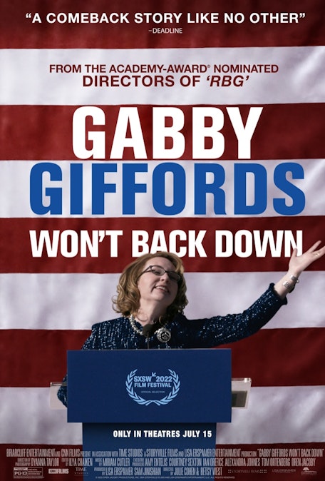 Gabby Gifford Won't Back Down - Appearance - FilmPosterGraphic