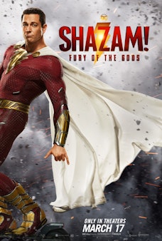 Glow Shazam! Fury of the Gods - FilmPosterGraphic