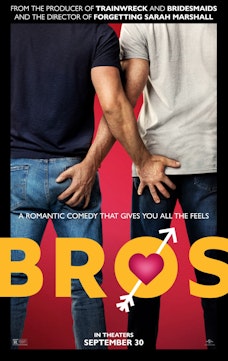 Glow On-Screen Captions: BROS - FilmPosterGraphic