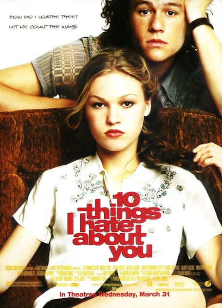 Moonlight Cinema: 10 Things I Hate About You - FilmPosterGraphic