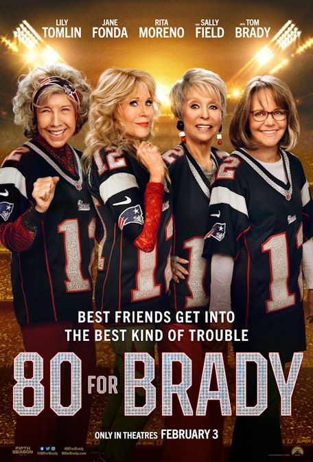 80 for Brady - FilmPosterGraphic