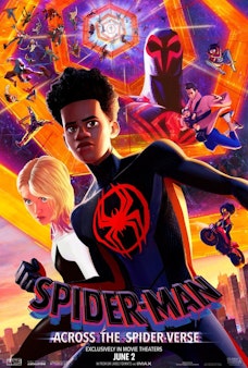 Glow Spider-Man: Across the Spider-Verse - FilmPosterGraphic