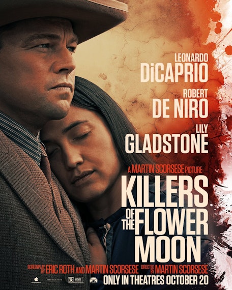Killers of the Flower Moon - Film Poster Harkins Image