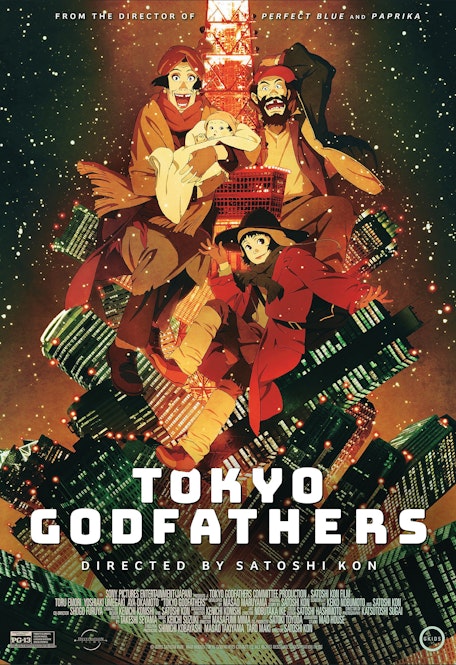 Tokyo Godfathers (dubbed) - 20th Anniversary - Film Poster Harkins Image