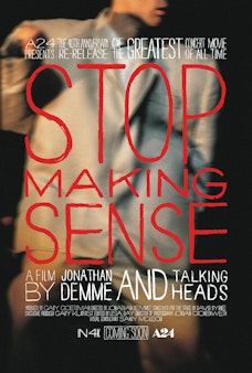 Stop Making Sense - 40th Anniversary (Remastered) - Film Poster Harkins Image