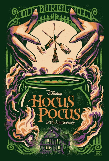 Hocus Pocus - 30th Anniversary - Film Poster Harkins Image