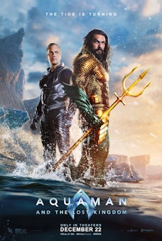 Glow On-Screen Captions: Aquaman and the Lost Kingdom - Film Poster Harkins Image