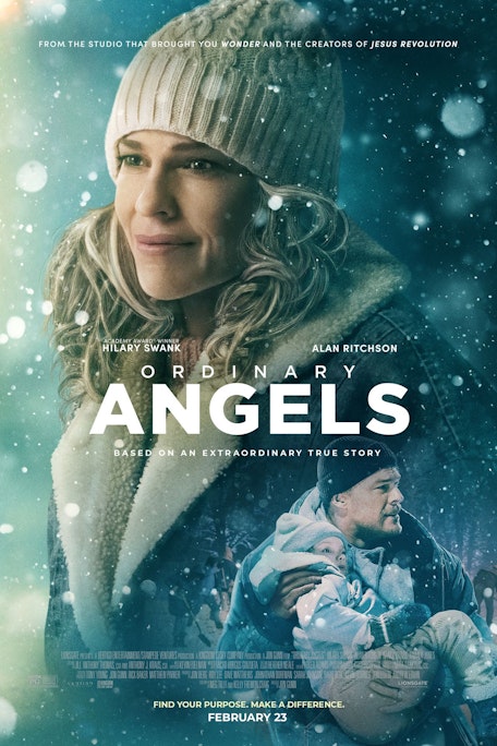 On-Screen Captions: Ordinary Angels - Film Poster Harkins Image