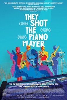 Glow They Shot the Piano Player - Film Poster Harkins Image