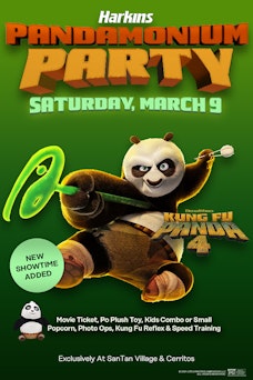 Glow Harkins PANDA-monium Party - Film Poster Harkins Image
