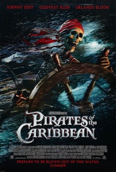 Glow Moonlight Cinema: Pirates of the Caribbean - Curse - Film Poster Harkins Image