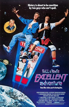 Glow Moonlight Cinema: Bill & Ted's Excellent Adventure - Film Poster Harkins Image