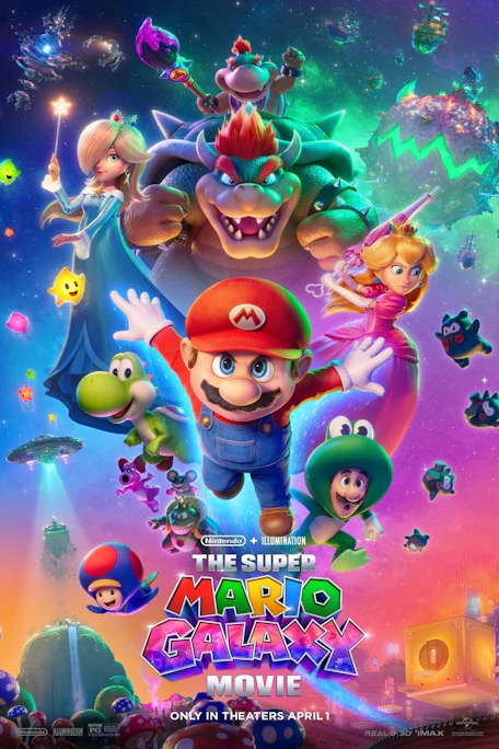 The Super Mario Galaxy Movie - Film Poster Harkins Image